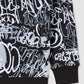 Hooded sweatshirt with graffiti print for Boys