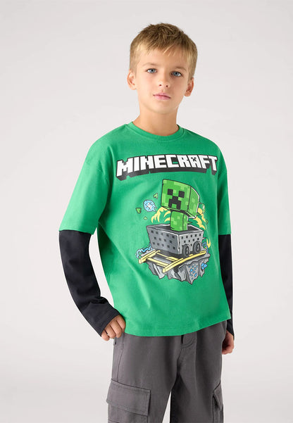 Long-sleeve T-shirt with Minecraft® print for Boys