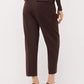 Women's Chino trousers with pleats and belt