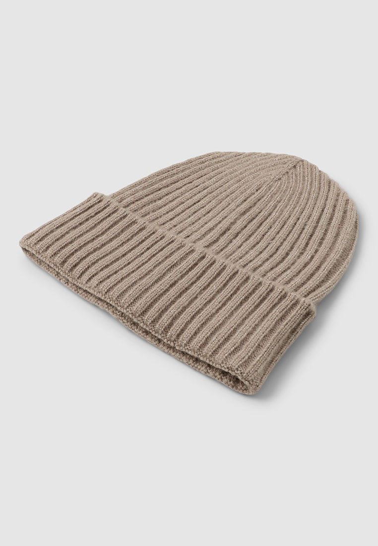 Women's Solid colour ribbed cap