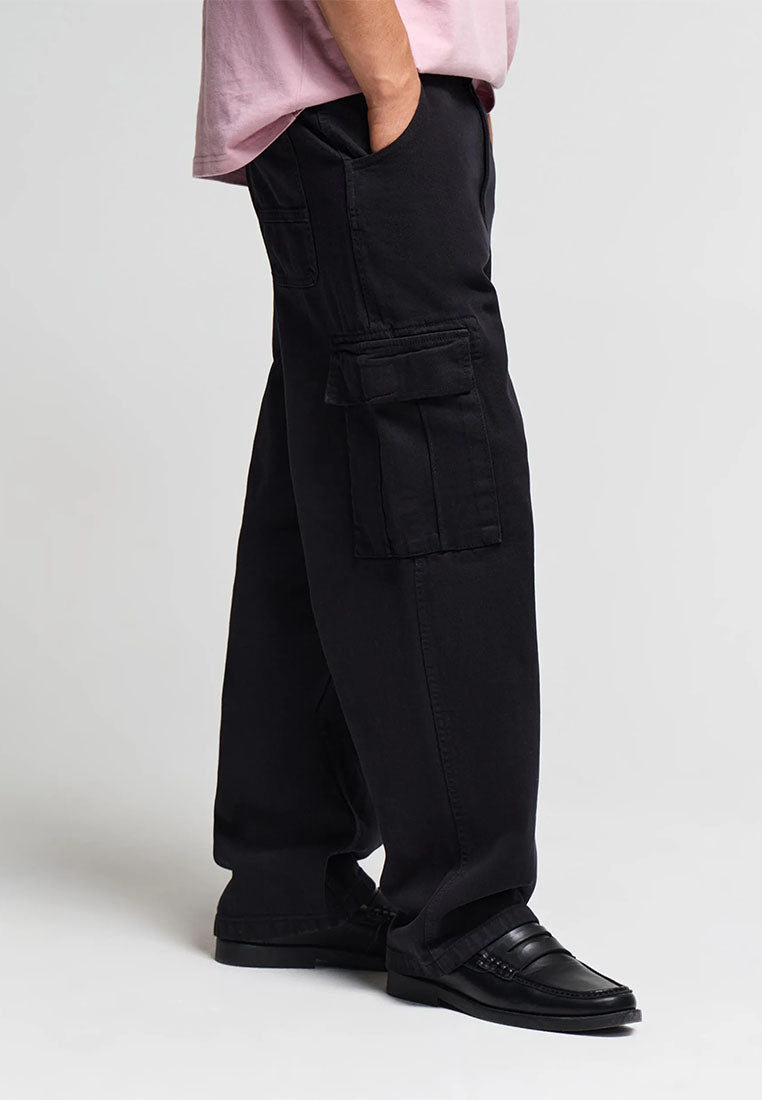 Taerranova Men's baggy cargo trousers