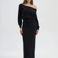 Women's Asymmetric Off Shoulder Sweater