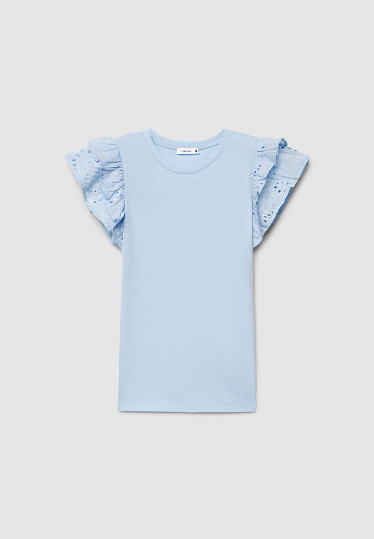 Women's Ruffle-trimmed Sleeves