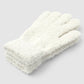 Women's Soft five-finger gloves in solid colour