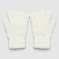 Women's Soft five-finger gloves in solid colour