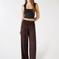 Women’s Zebra Print Wide-Leg Trousers