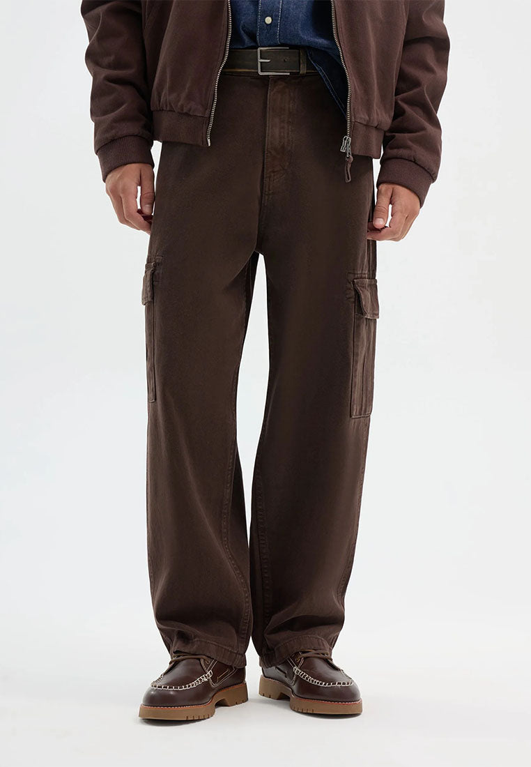 Taerranova Men's baggy cargo trousers