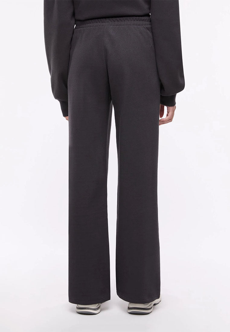 Women's Wide-leg Tracksuit Trousers with Studs