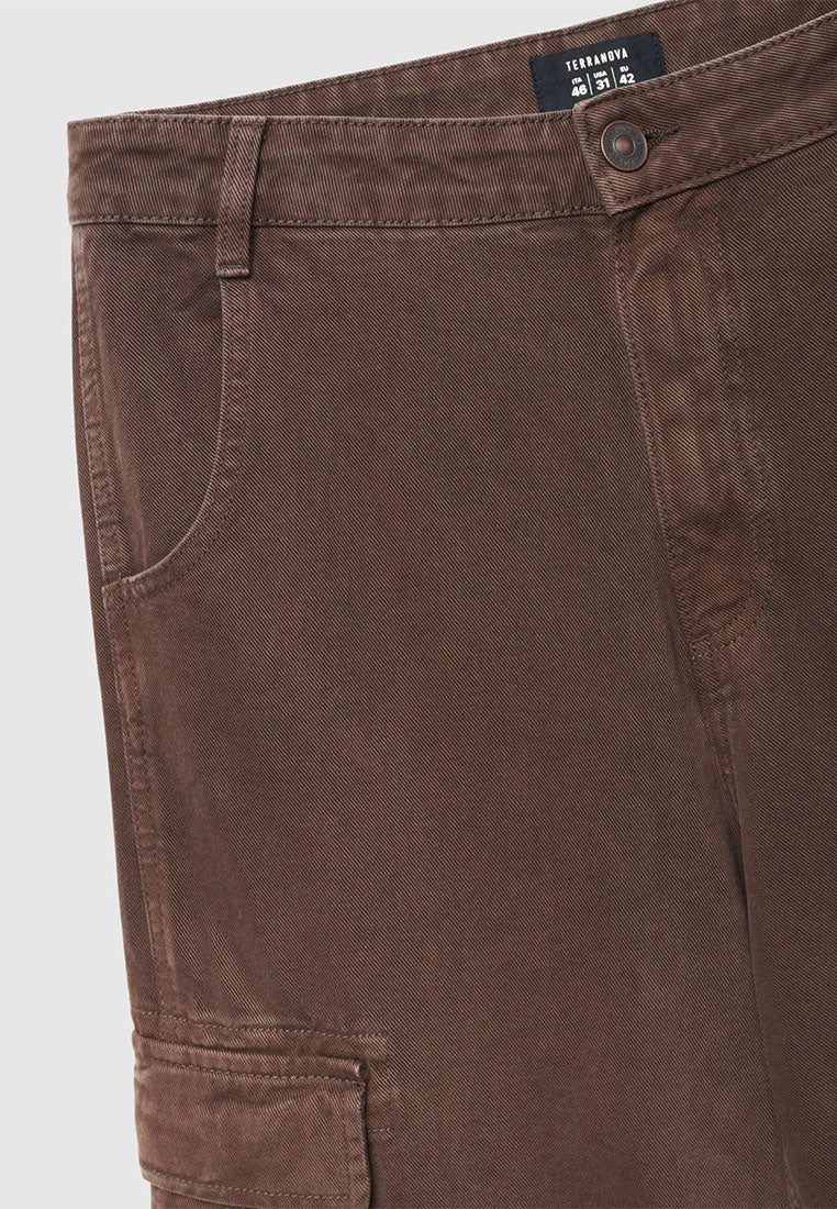 Taerranova Men's baggy cargo trousers