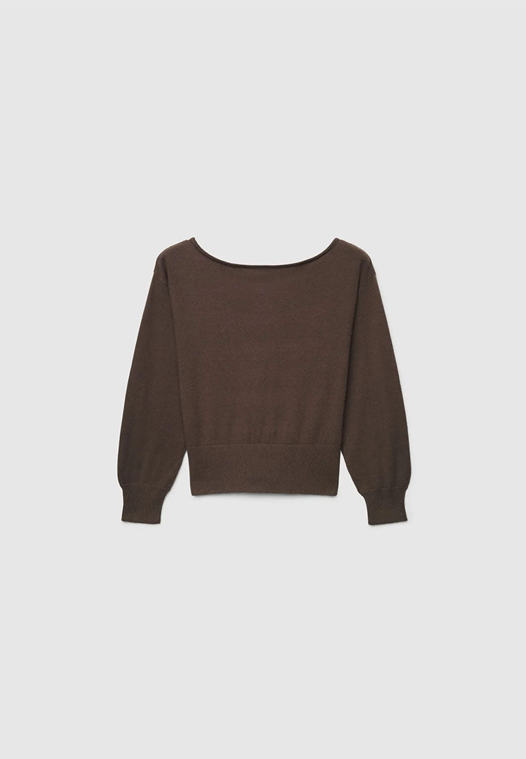 Women's Asymmetric Off Shoulder Sweater
