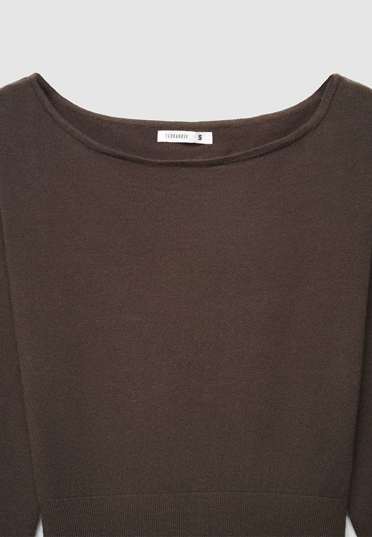 Women's Asymmetric Off Shoulder Sweater