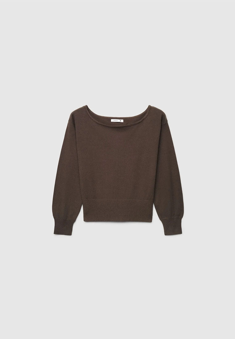 Women's Asymmetric Off Shoulder Sweater