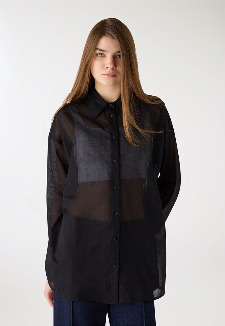 Women's Loose Fit Maxi Shirt