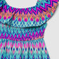 Aztec Print Ruffle Dress for Girls