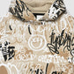 Hooded sweatshirt with graffiti print for Boys