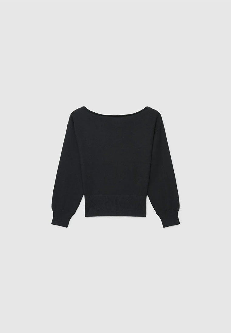 Women's Asymmetric Off Shoulder Sweater