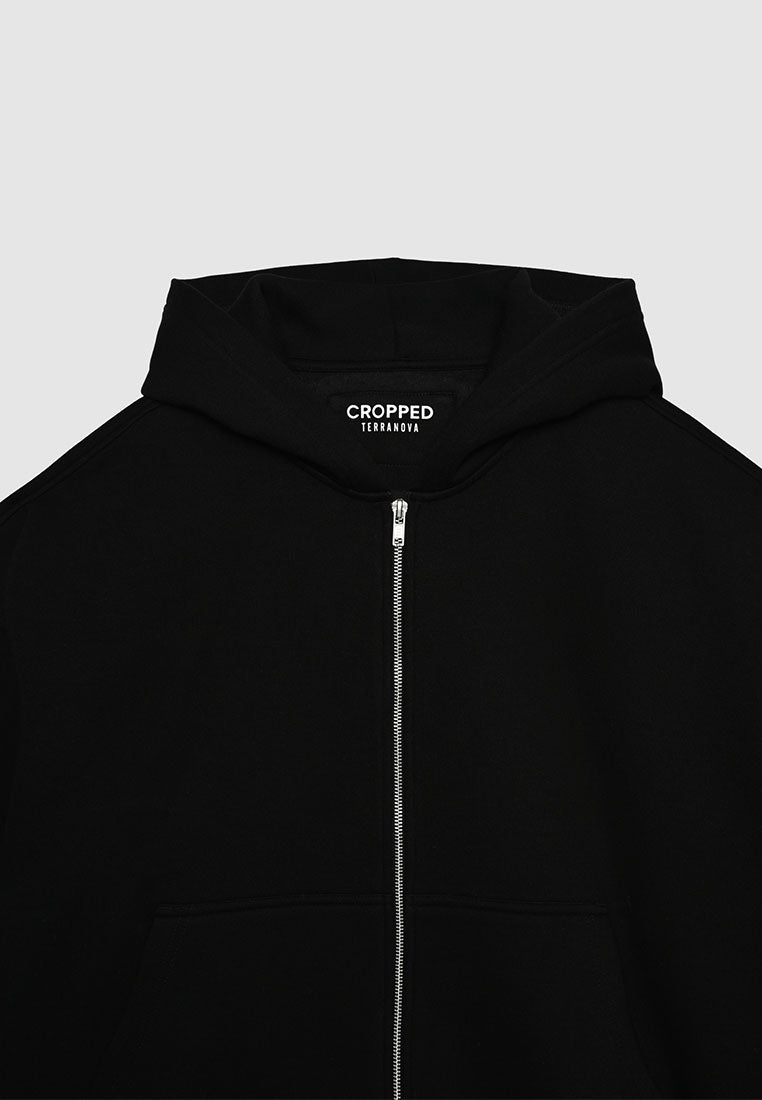 Men's Cropped Full-Zip Jacket