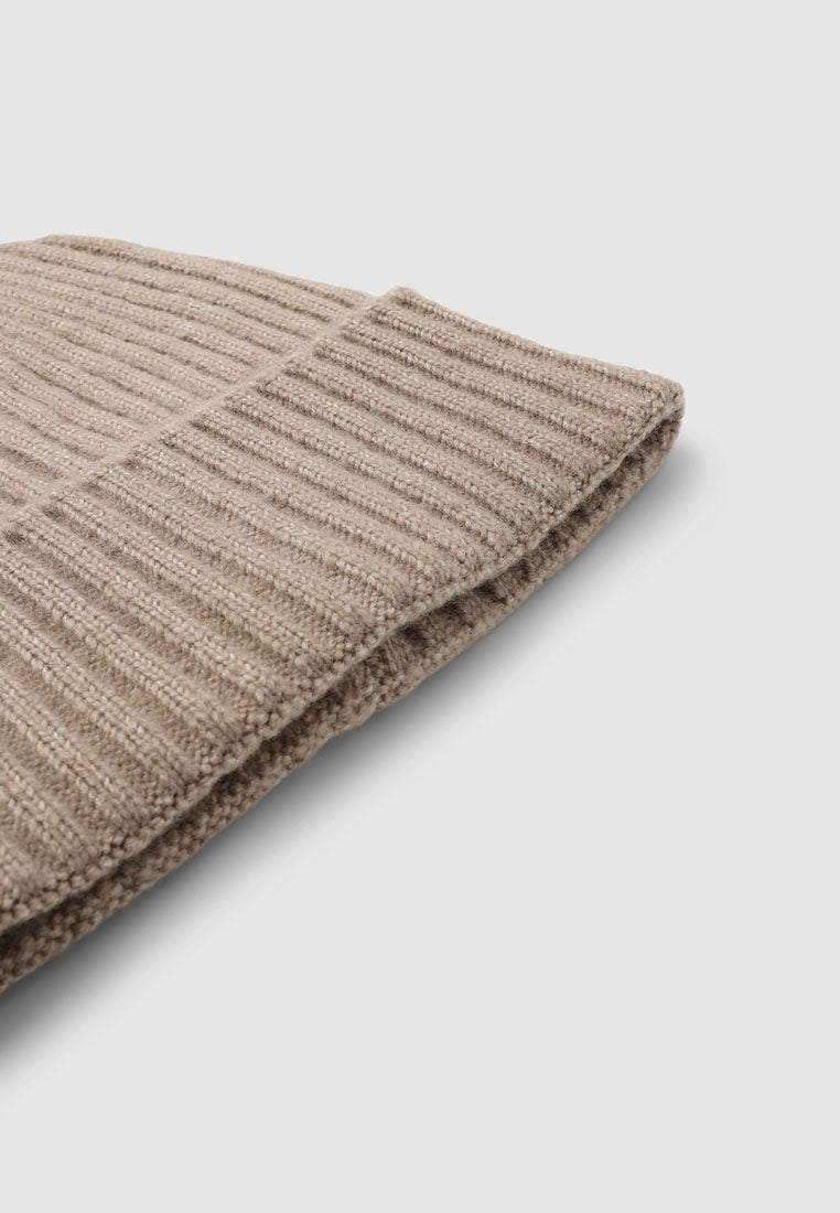 Women's Solid colour ribbed cap