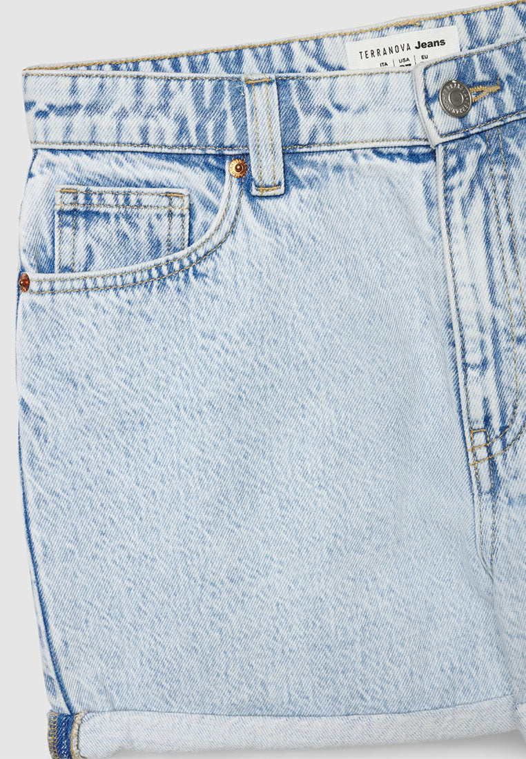 Women's Mom Fit Jeans Shorts