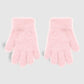 Gloves with animal embroidery for Girls