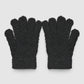 Women's Soft five-finger gloves in solid colour