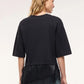Women's Asymmetric Lace-Trim Layered Top