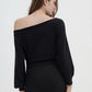 Women's Asymmetric Off Shoulder Sweater