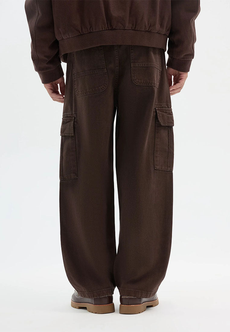 Taerranova Men's baggy cargo trousers