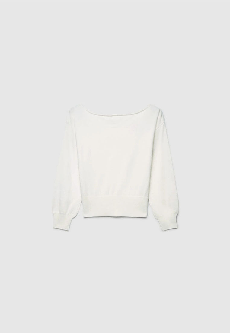 Women's Asymmetric Off Shoulder Sweater