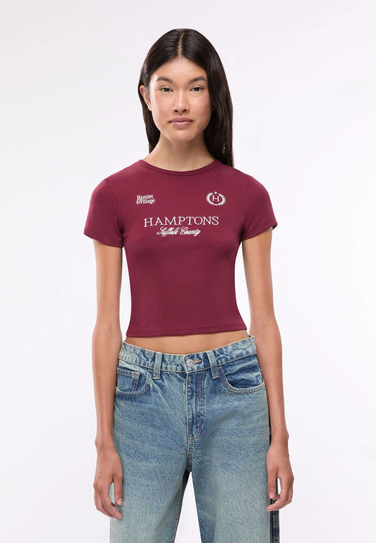 Women's Hamptons Graphic Ribbed Tee