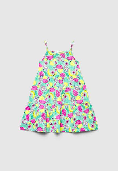 Fruit Punch Tiered Sun Dress for Girls