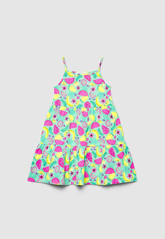 Fruit Punch Tiered Sun Dress for Girls