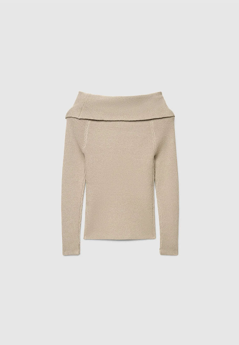 Women's Off-Shoulder Top Sweater