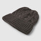 Women's Knitted cable hat with cuff