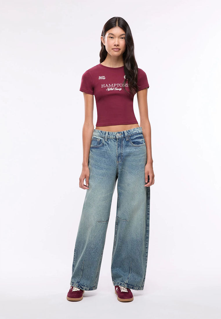 Women's Hamptons Graphic Ribbed Tee
