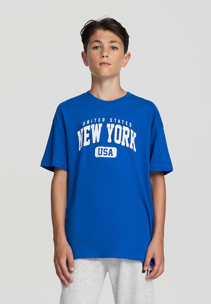 Kids Boys Short-sleeved T-shirt