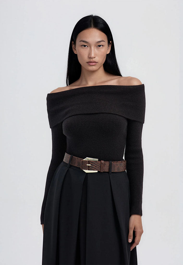 Women's Off-Shoulder Top Sweater