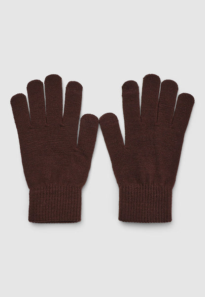 Women's Solid colour knitted gloves