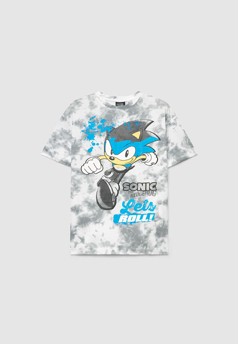 Sonic the Hedgehog "Lets Roll" Shirt for Boys