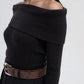 Women's Off-Shoulder Top Sweater