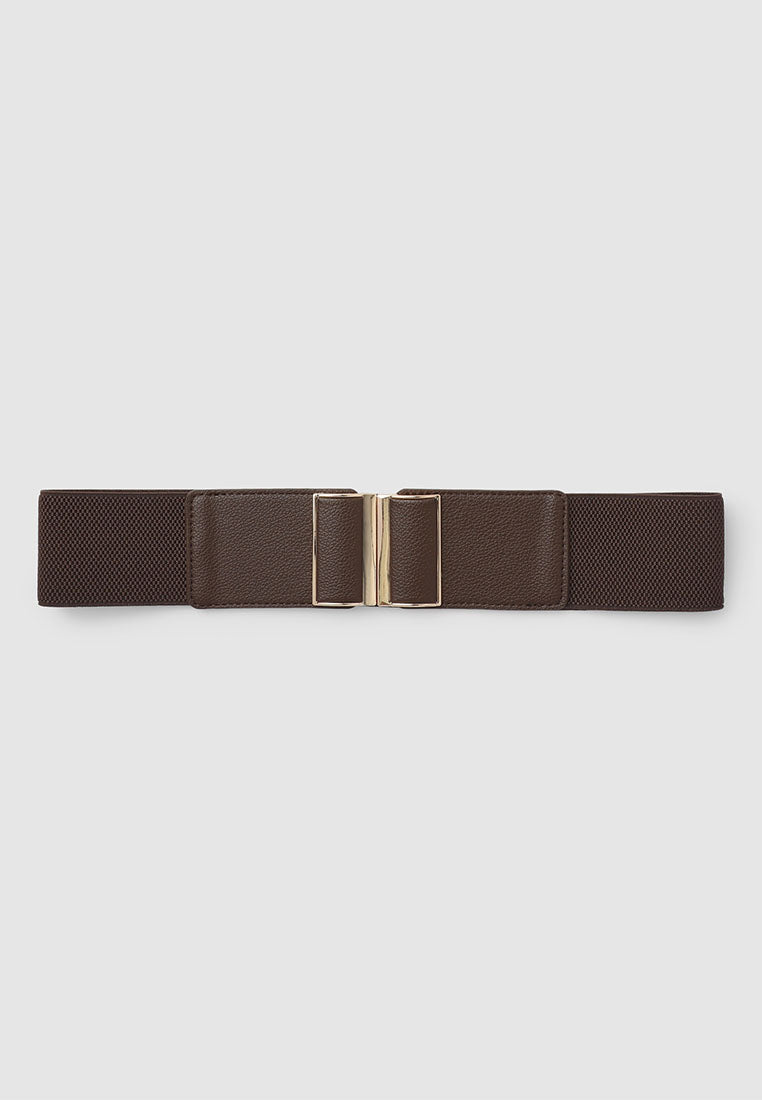 Women's Elastic belt with buckle