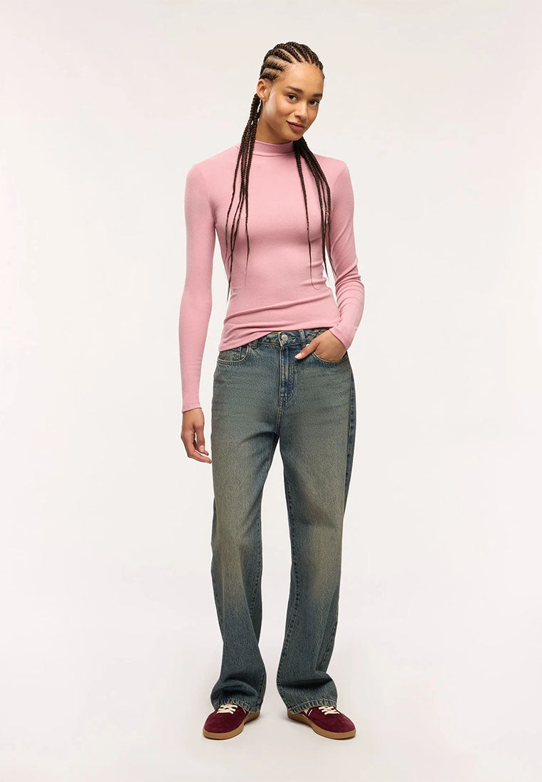 Women's Color Turtleneck T-Shirt