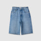 Women's Wide-Leg Denim Shorts