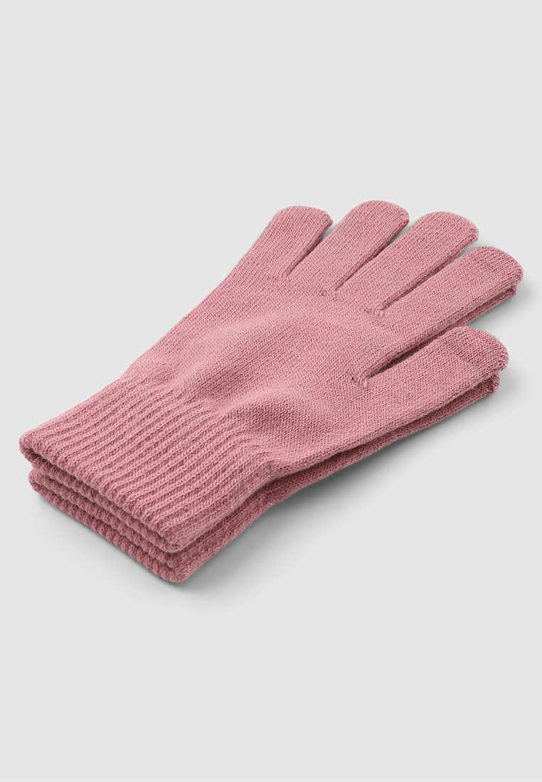 Women's Solid colour knitted gloves