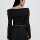 Women's Off-Shoulder Top Sweater