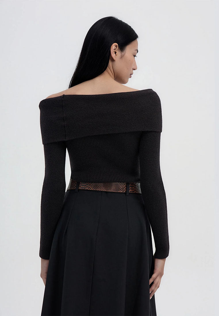Women's Off-Shoulder Top Sweater