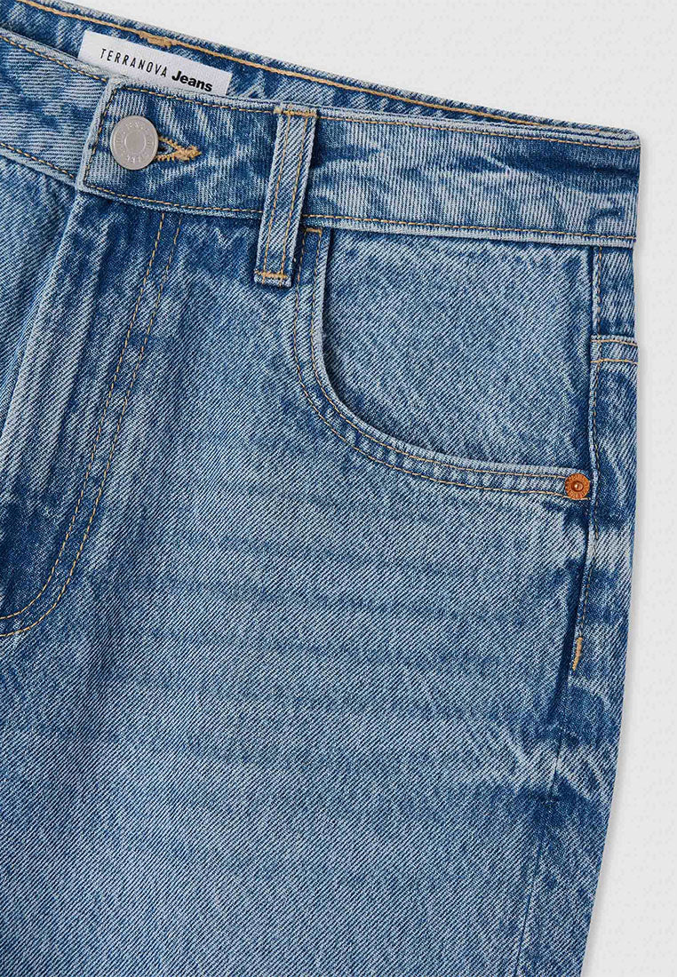 Women's Wide-Leg Denim Shorts