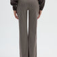 Women's Herringbone Flared Trousers