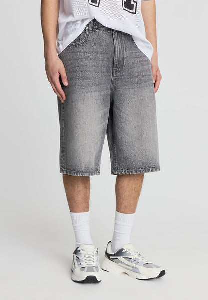 Men's Straight Cut Denim Shorts