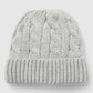 Women's Knitted cable hat with cuff